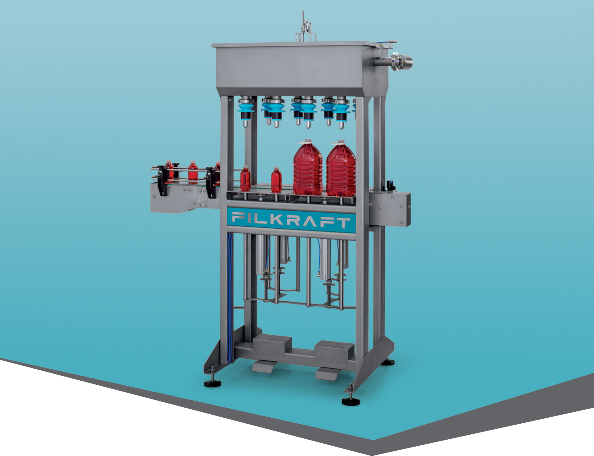 K50 8 Head Semi Automatic Level Filling Machine K50 8 Head Semi Automatic Level Filling Machine